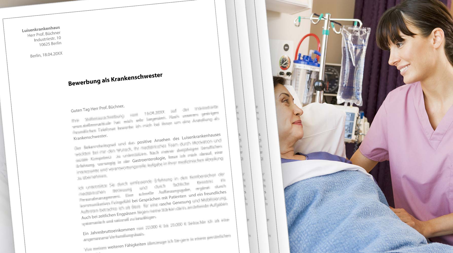 Bewerbung Krankenschwester | Medizinische Fachangestellte